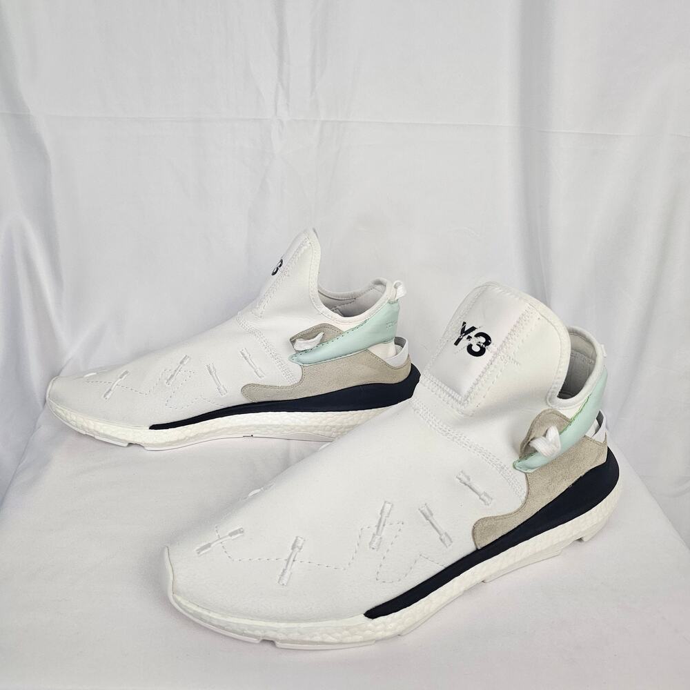 Adidas Y-3 Boost White Slip-On Sneakers Men’s 12.5 Yohji Yamamoto